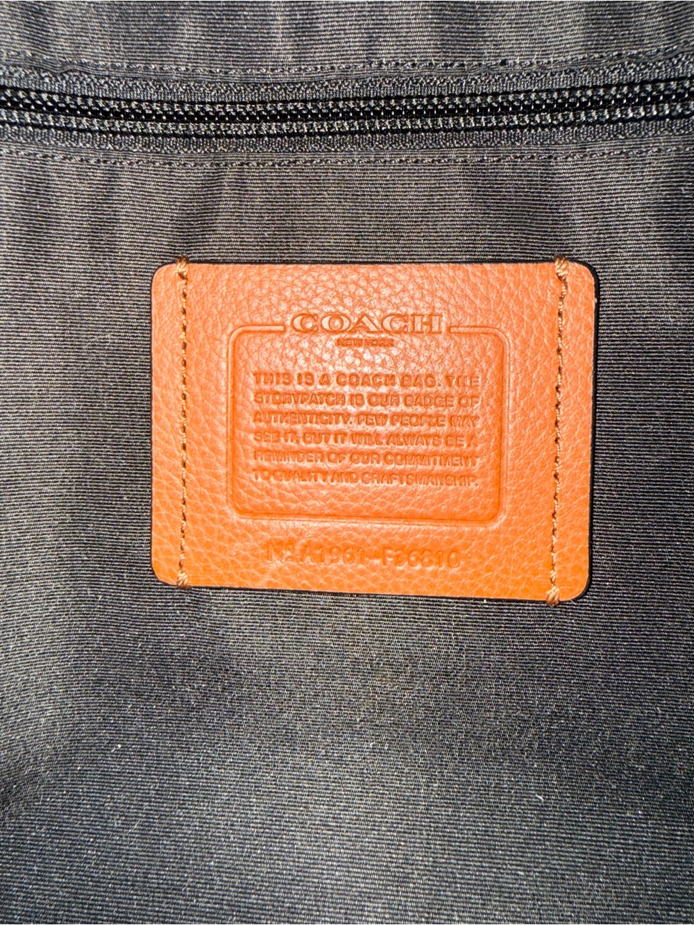 Coach Hudson Leather Messenger Bag Briefcase Saddle Brown Laptop Crossbody - Picture 7 of 16